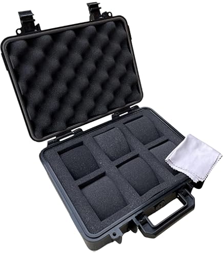 Amazon.co.jp: zmart 8グリッド 高級 腕時計 ケース